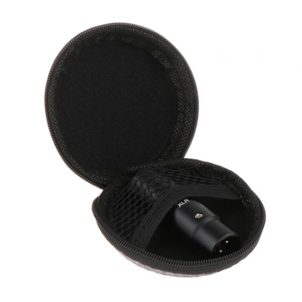 コンデンサーマイク用ファンタム電源アダプター 48V 頑丈なオーディオミキサー DSLRカメラに簡単に取り付けられる軽量XLRマイクアダプター 3.5