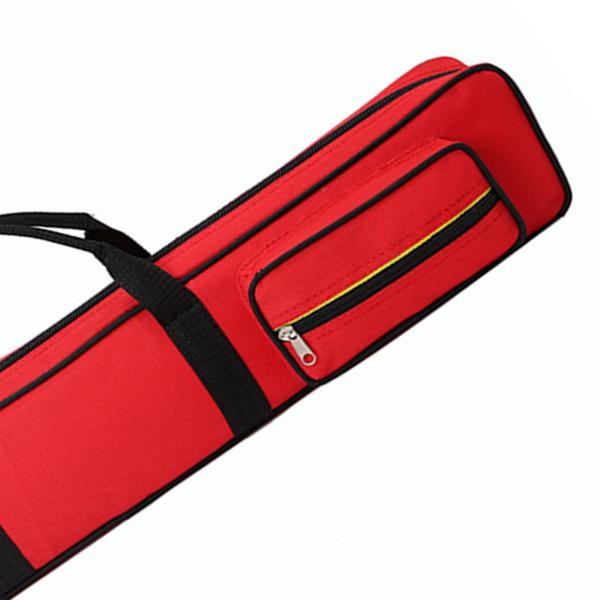 ビリヤード プールキューケース プールキューポーチ、1/2 スヌーカー ビリヤードキューケース ビリヤードロッド収納バッグ ビリヤードスティック キャ