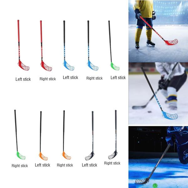 フロアボールスティック、ホッケースティック、スターター交換用ポータブルプレーヤー、屋内スポーツ用の快適な初心者トレーニング機器