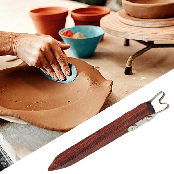 陶器の足シェイパー、底部成形プロ仕様のDIY粘土彫刻彫刻工芸モデル作成陶器作成ツール頑丈