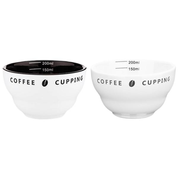 コーヒーカップ、エスプレッソコーヒーセラミック計量カップ、200mlコーヒーロースター計量カップ、コーヒー用カップ計量ボウル