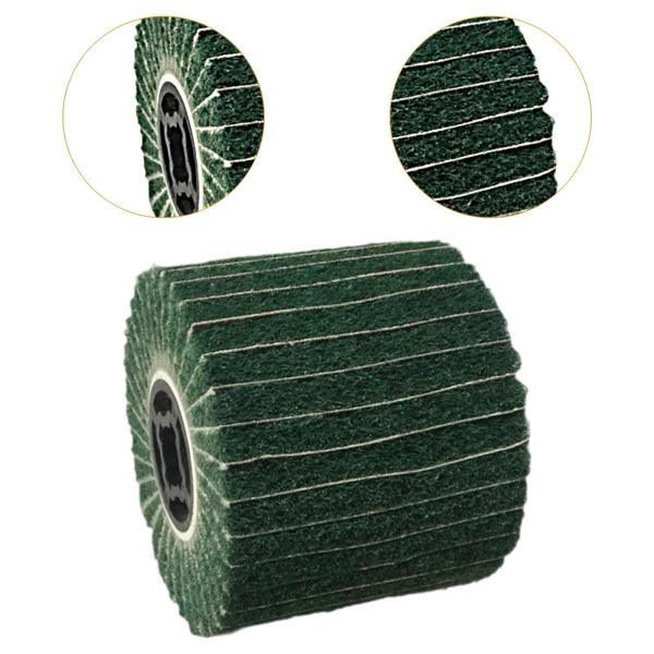 ワイヤーサンドドローイング研磨バニシングホイール、ワイヤードローイングフラップホイール、バニシング研磨ホイールドラム