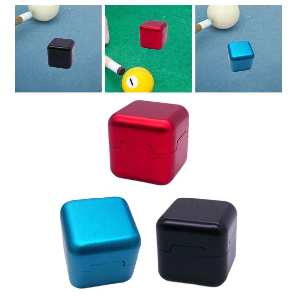 プールキューチョークホルダー チョークケース 金属製 ポータブル ミニ 持ち運び スヌーカー スポーツアクセサリー ビリヤードチョーク収納 便利に