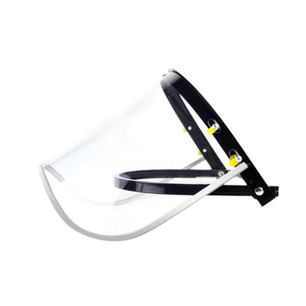 フェイスシールド 調節可能なプロテクター ハードキャップアクセサリー 保護バイザー 屋外作業 研削 トリミング ガーデン 男性用