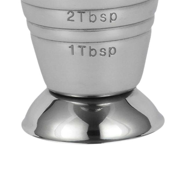 ステンレススチール計量カップ、計量カップ、2.5オンスステンレススチール計量ジガーカクテルジガー、家庭用レストラン用