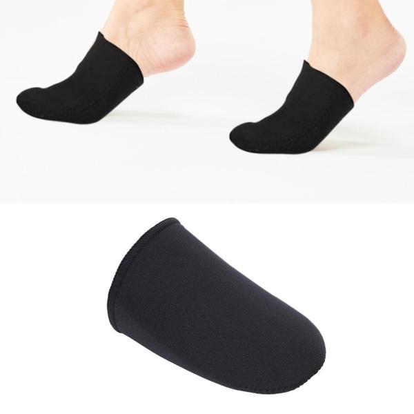 ネオプレンつま先ウォーマー 足保護 サイクリングつま先カバー 保温足つま先ソックス ランニング ハイキング ワークブーツ アイスバス用 1 個