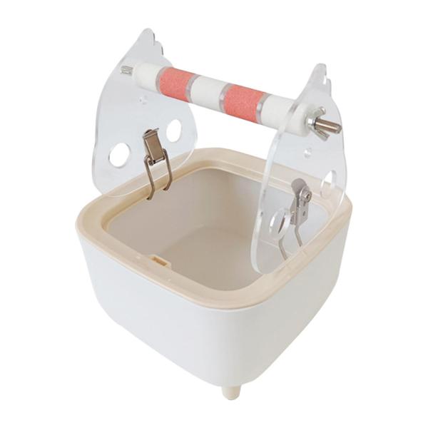 オウムトレーニングトイレスタンド 固定排泄止まり木 ゴミ箱付き トレーニングおもちゃ 鳥ジム コンゴウインコ用小鳥止まり木