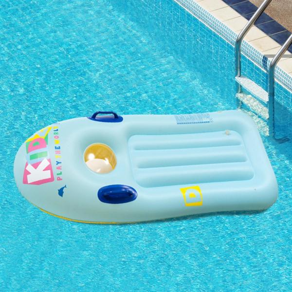 インフレータブルサーフボード サーフィン ボディボード 子供用 水遊びおもちゃ ポータブルインフレータブルプールラフト 休暇用サーフキックボード