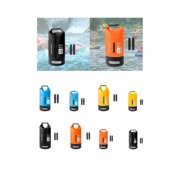 防水ドライバッグ 防水サック アウトドアサック カヤック用フロートバッグ サーフィン スキー ラフティング カヤック ビーチ用収納バッグ