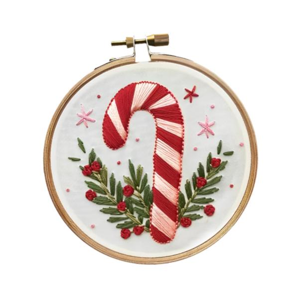 クリスマス刺繍キット クリスマスパターン DIY ニードルポイントセット 説明書付き クラフトセット 大人初心者向けクロスステッチ