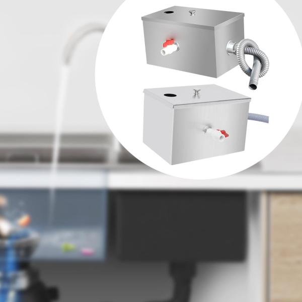 廃水油水分離器、上部入口付きグリースインターセプター、キッチンレストラン用業務用グリーストラップインターセプター