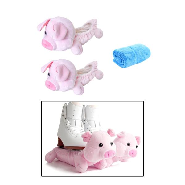 アイススケート用ブレードカバー タオル付き アイススケート用 ホッケースケート用 フィギュアスケート用