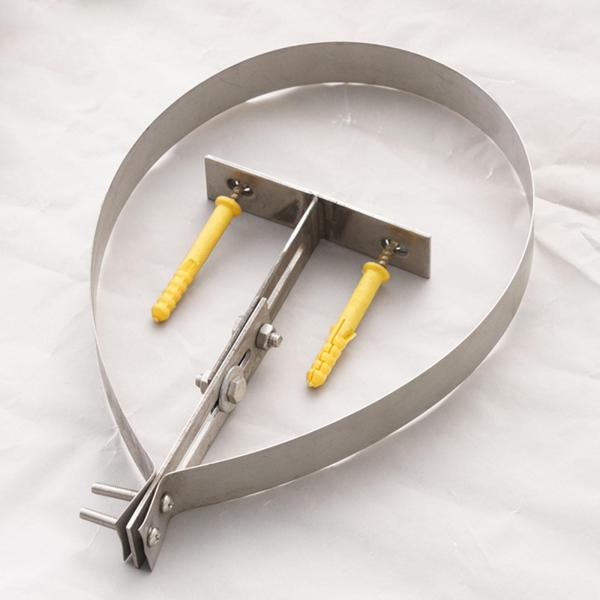 煙突パイプブラケット 頑丈なアクセサリー ポータブル家庭用暖炉設備