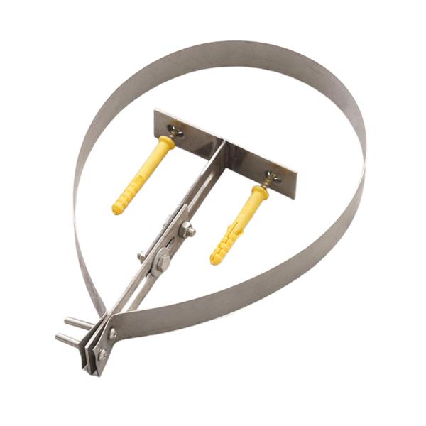 煙突パイプブラケット 頑丈なアクセサリー ポータブル家庭用暖炉設備