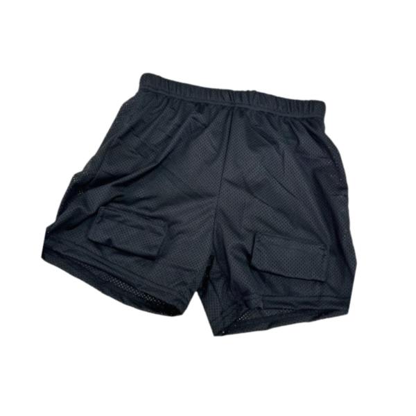 メンズ ルーズホッケーショーツ メッシュショーツ 快適 プロフェッショナルサポート保護 ソフトボール 野球用装備ジョックパンツ