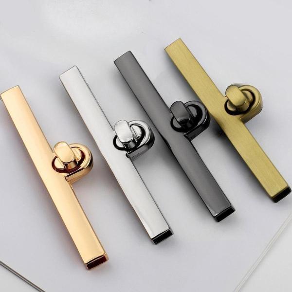 ターンロック留め金セット ハードウェア ツイストロック留め金 レザークラフトバッグ DIY用