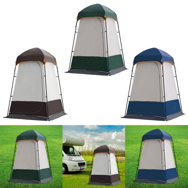 プライバシーテントドレッシングチェンジルーム軽量防水セットアップフックシェルターキャンプトイレ屋台のシャワーテントに組み込まれた簡単なセットアップ