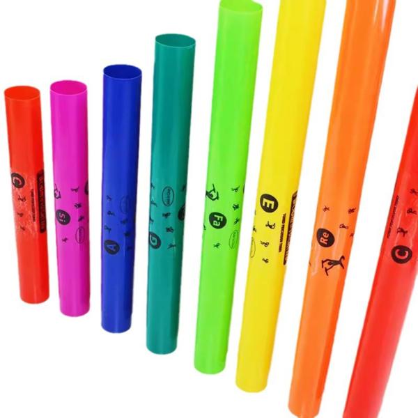 ミュージックチューブキッズ楽器の楽器のおもちゃギフトアイデア8トーン就学前幼児向けのサウンドチューブパーカッション楽器