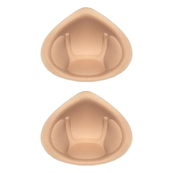 1ペアブラジャーパッドの挿入トライアングル取り外し可能な軽量の厚いカップパディング