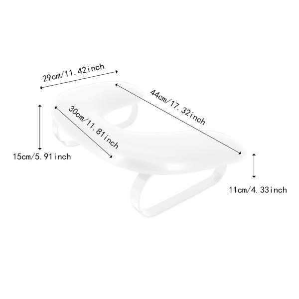 Uシェイプネイルアームレスト、ネイルハンドレスト、ノンスリップスペースは取り外し可能なブラケットで快適に節約され、サロンのために通気性がありますdiy