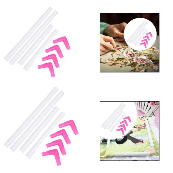 クロスステッチフレーム刺繍スナップフレームフープ使いやすいツールDIYクロスステッチフープシルクペインティングアーツクラフトのためのクロスステッチフー