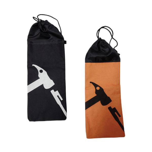 テントステークスバッグネイルポーチハイキング用のドローストリングテントペグストレージバッグとともに多機能の便利なアクセサリー