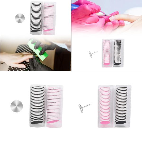 50個交換可能なサンディングペーパーフットファイルサンドペーパーサンドペーパーパッドディスク電気フットファイルカルスリムーバーのために研磨