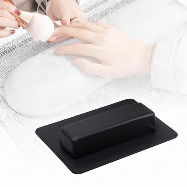 ネイルアームレストの枕とマット、マニキュアアームレストクッション、掃除が簡単、ネイルアームホルダー、マニキュアサロン用のネイルハンドエルボレスト