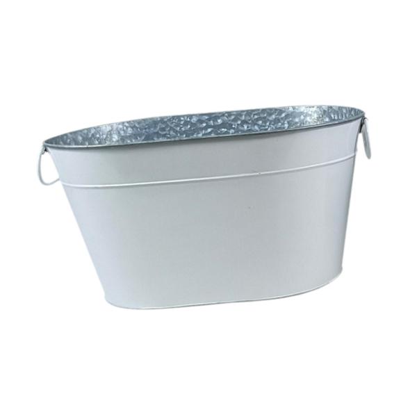 キャリーハンドル付きアイスバケツメタルドリンクバケツ素朴なビール浴槽の氷の浴槽、寒い、シャンパン、ワイン冷却、レストランバー