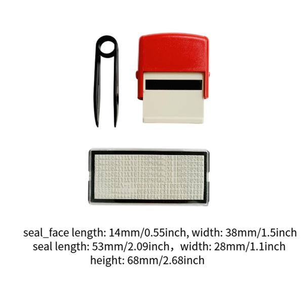 セルフインクスタンプ 数字 アルファベット ミニ DIY スタンプセット  趣味用