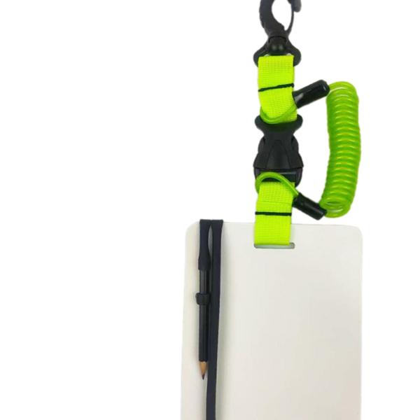 ダイビングライティングボードクリップと鉛筆ノートを備えた水中書き込みパッド再利用可能なコミュニケーションツール