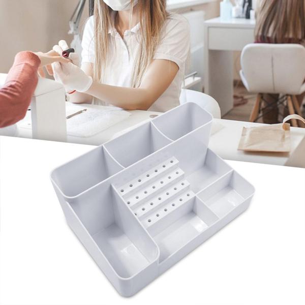 ネイルポリッシングマシンオーガナイザー28ホールドリルホルダースペース節約軽量マニキュアツールプロフェッショナルネイルドリルスタンド