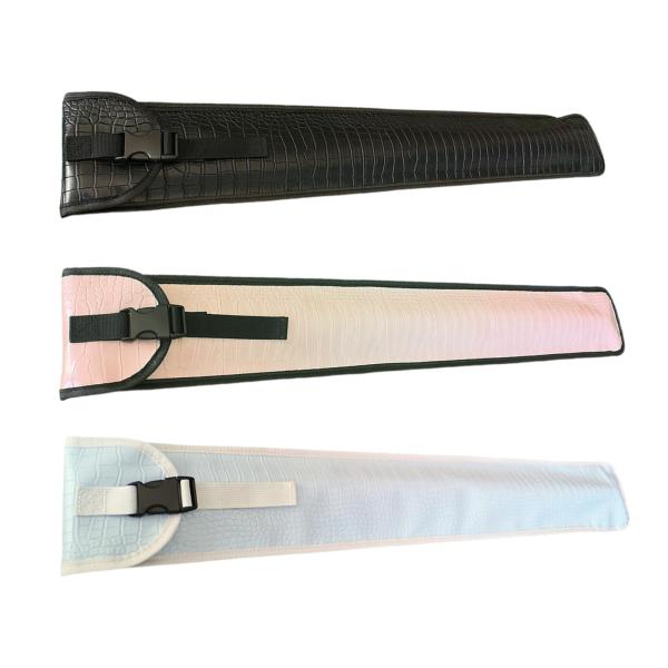 ビリヤードスティックキャリングケースストレージポーチ31.5インチの長さのPUレザー摩耗抵抗性軽量ホルダービリヤードキューバッグ