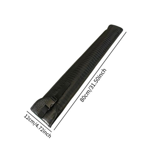 ビリヤードスティックキャリングケースストレージポーチ31.5インチの長さのPUレザー摩耗抵抗性軽量ホルダービリヤードキューバッグ