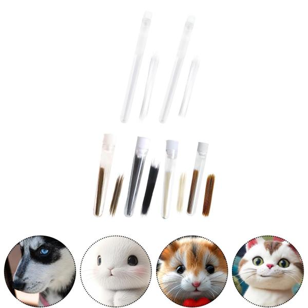 シミュレートされた猫のひげ人形のひげポータブルぬいぐるみのおもちゃのひげ屋の装飾フェルトプロジェクトのための人工動物のひげ