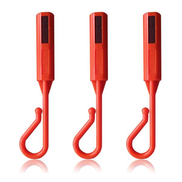 6x釣りルアーベイトキーパータックルワーム用ベイトホルダー初心者釣りロッドフックホルダーのための実用的なギフトルアーホルダー