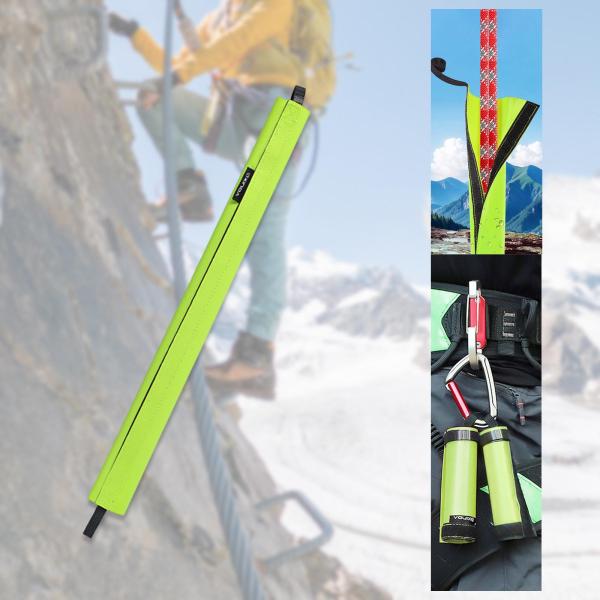 ロッククライミングローププロテクター ラペリング アブセイリング 装備 強力なアーボリストロープ保護スリーブ 登山 アウトドア用