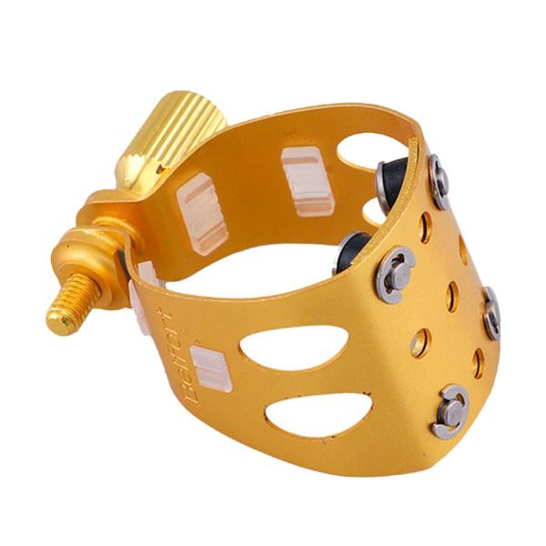 サックスリガチャー サックスリガチャーファスナー 調整可能 交換用 簡単取り付け スペアパーツ 銅製サックスアクセサリー ミュージカル