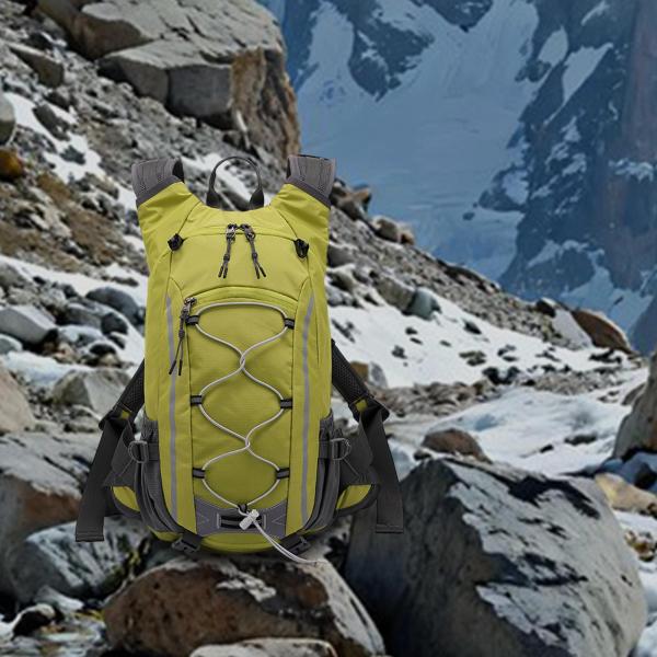 20L スポーツハイキングバックパック デイパック 複数のコンパートメント ポリエステル生地 多機能 旅行 キャンプ 軽量