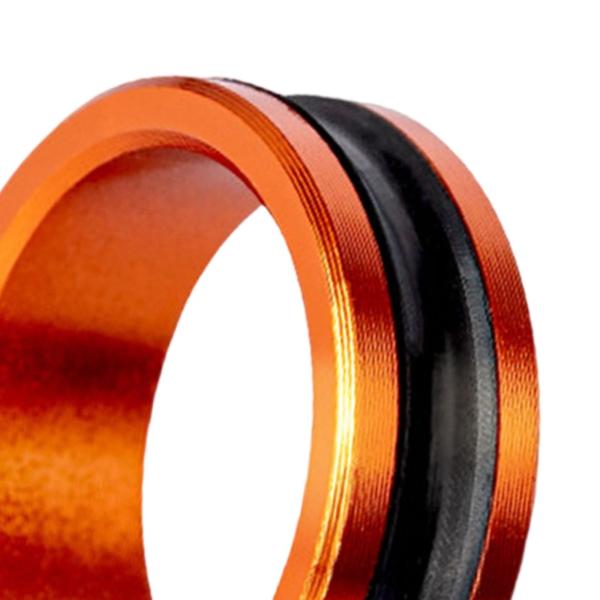 釣り糸リング アルミ合金 丈夫なワイヤー巻き取りリング 釣りツール 滑り止めグリップ 快適な幅広タイプ ライン保護