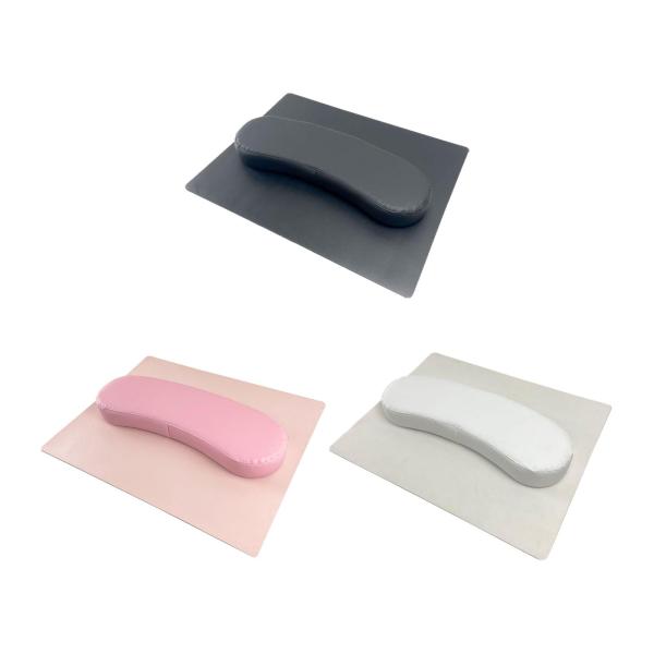 ネイルアームレストクッション マット付き マニキュアアームレストクッション お手入れ簡単 PUレザー ネイルハンド 肘置き 家庭用アクリルネイル用