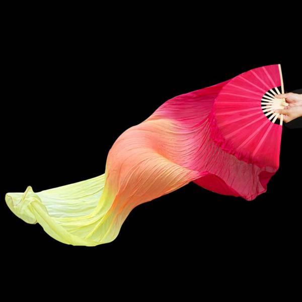 ベリーダンス用シルクベールファン ワーシップダンス ウェ ィングショー ハンドメイド ダンサー向け