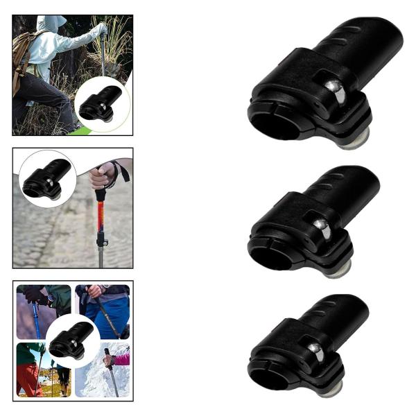 ウォーキングポールアクセサリー 軽量トレッキングポール パーツ ブラック スノーシューイング マウント 登山 バックパッキング ウォーキング用
