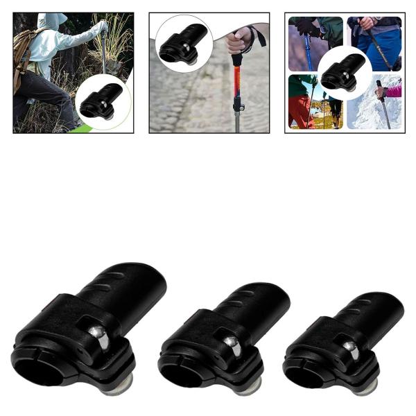 ウォーキングポールアクセサリー 軽量トレッキングポール パーツ ブラック スノーシューイング マウント 登山 バックパッキング ウォーキング用