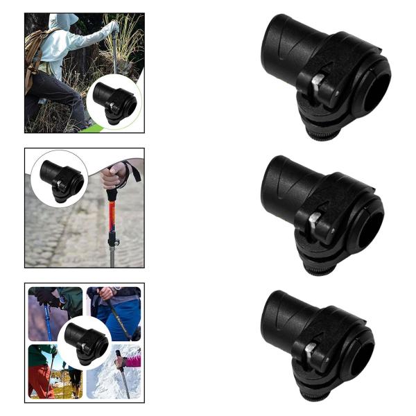 トレッキングポール アクセサリー パーツ 修理 ブラック トレッキングポール パーツ アウトドア 登山 登山 スノーシューイング用