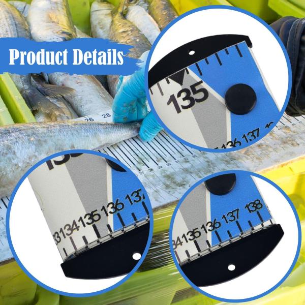魚定規 釣り計測ツール コンパクト 軽量 釣り計測定規 釣り人 お父さん 初心者 大人向け
