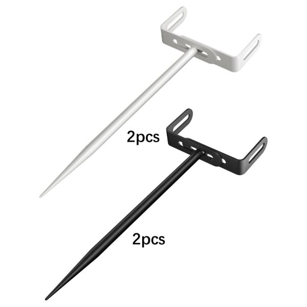 2 個セット 雨水排水管ブラケット パイプサポート 防錆 頑丈 庭 住宅 使いやすい 芝生 雨樋 パイプホルダー