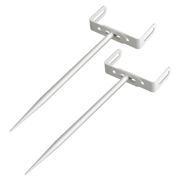 2 個セット 雨水排水管ブラケット パイプサポート 防錆 頑丈 庭 住宅 使いやすい 芝生 雨樋 パイプホルダー