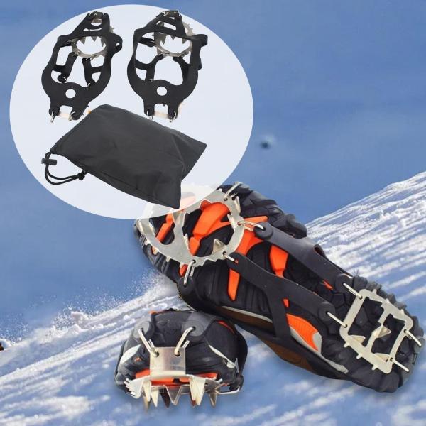 雪上・氷上歩行用シューズアイゼン トラクションクリート 多用途ポータブル メンズ レディース シューズ 登山 アウトドア アイスフィッシング