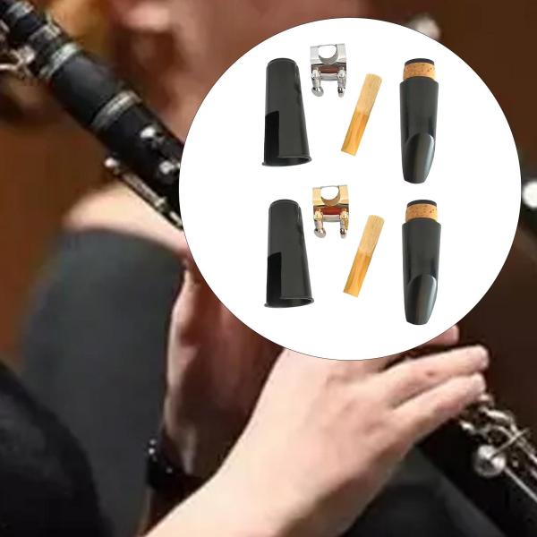クラリネットマウスピースキット、木管楽器マウスピース、スペアパーツ、日常練習用音楽ステージパフォーマンス用楽器パーツ